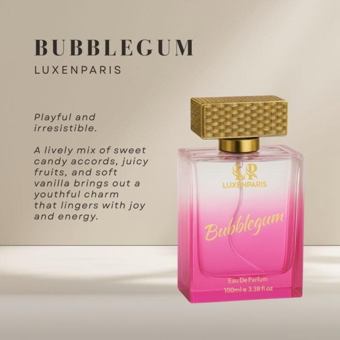 Bubblegum Eau de Parfum 100 ml | Berry-Vanilla Luxury Perfume | Playful Yet Chic | Long-Lasting EDP | Unisex - Image 2