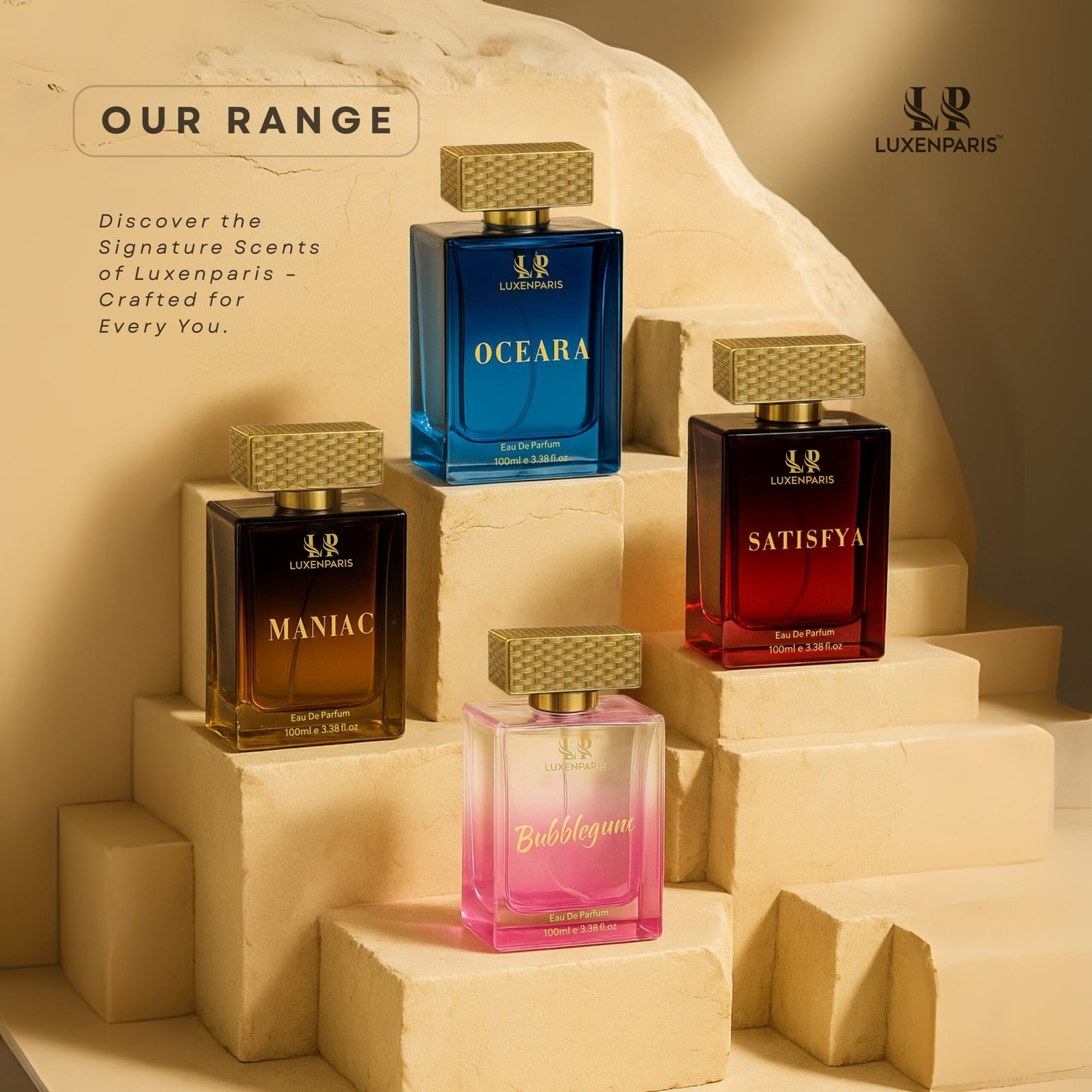 OUR RANGE (1) Bubblegum Eau de Parfum 100 ml | Berry-Vanilla Luxury Perfume | Playful Yet Chic | Long-Lasting EDP | Unisex - Image 7