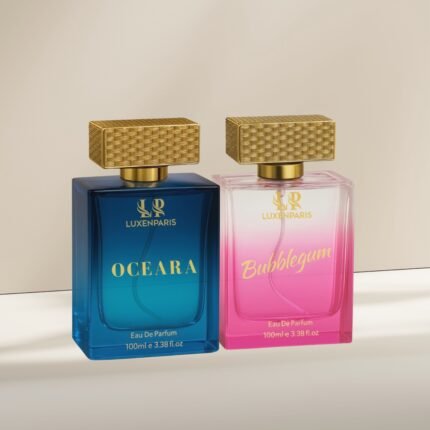 Oceara + Bubblegum Perfume Combo (100 ml × 2) | Luxury Couple Special Fragrance Set | Long-Lasting Eau de Parfum for Men & Women | Premium Gift Pack