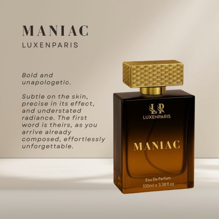 Maniac Eau de Parfum 100 ml | Citrus-Woody Luxury Perfume | LongLasting EDP | Unisex - Image 2