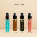 Instant Shots Perfume Set by LUXENPARIS | 10 ml × 4 Mini EDP | Maniac, Bubblegum, Oceara & Satisfya | Luxury Long-Lasting Unisex Eau de Parfum Travel Pack