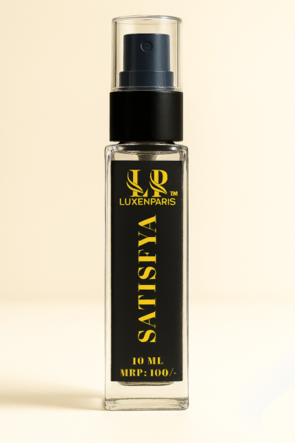 Satisfya Eau de Parfum 10 ml | Amber-Spice & Driftwood Luxury Perfume | Long-Lasting EDP | Unisex